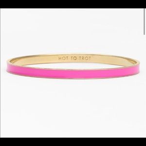 Kate Spade Hot Pink Too hot to trot bangle